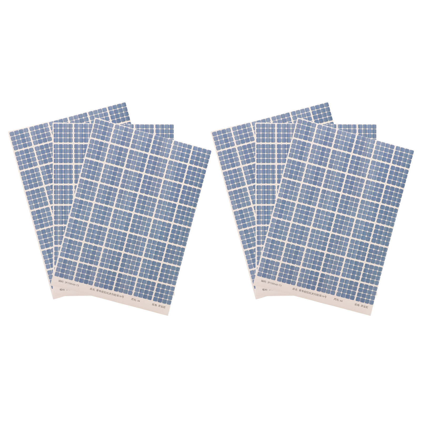 Renewable Energy House - 6Sheets Renewable Energy Solar Panel Stickers