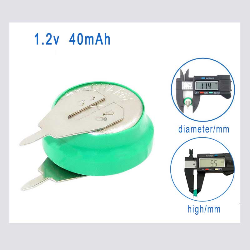 Renewable Energy Technology - New 1.2V 40mAh Ni-MH Rechargeable Battery