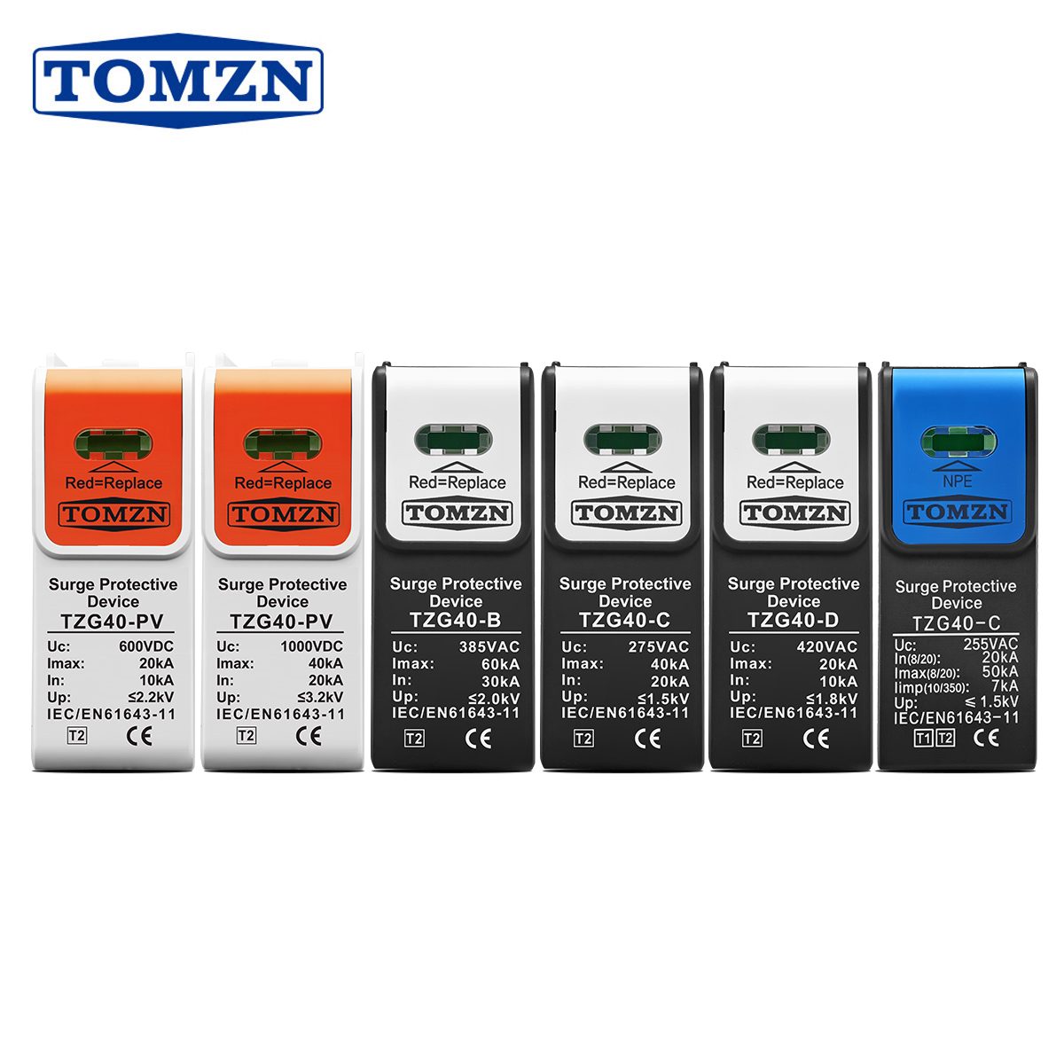 1PCS TZG40 PV Discharge Tube D - Ac Surge Protector recension och pris