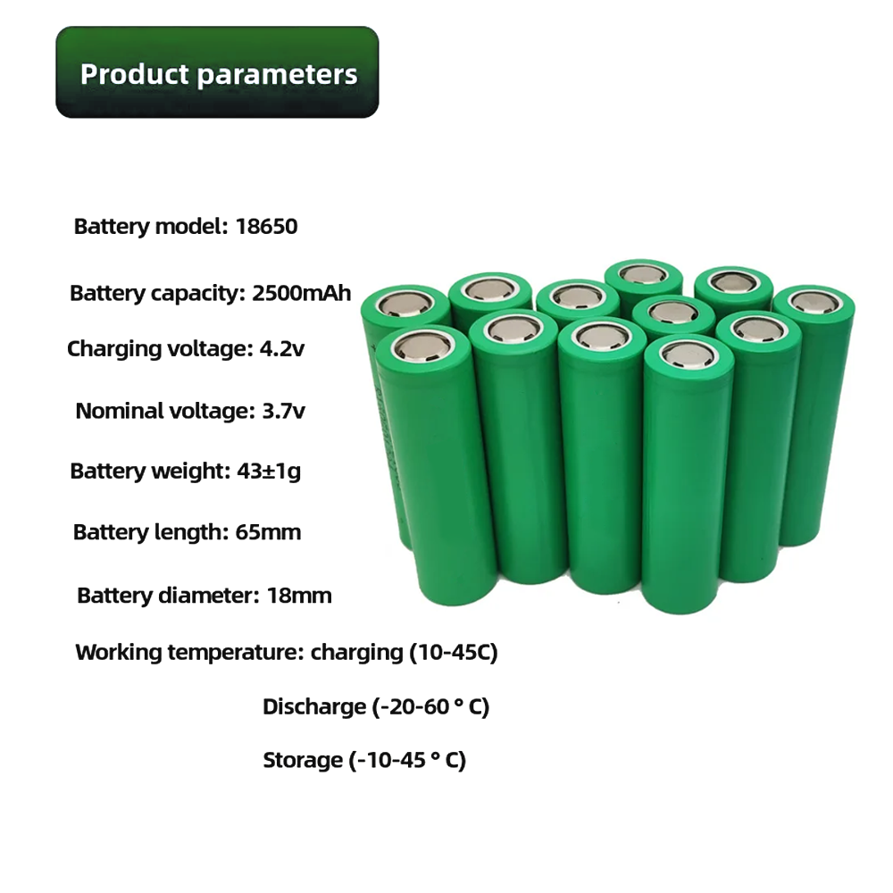 18650 25R 3.7V 2500mAh NEW Hig - Renewable Energy Technology recension och pris