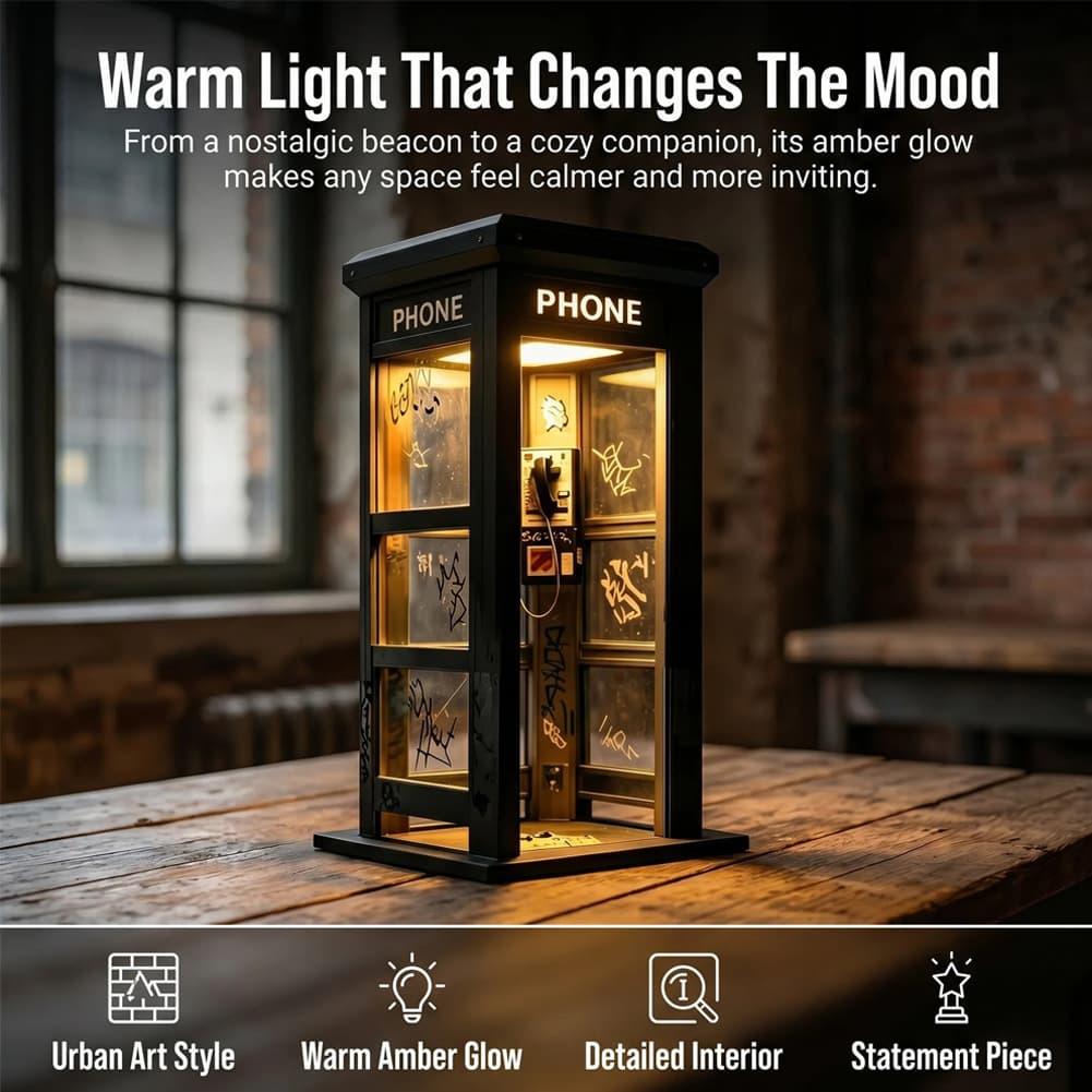 Retro Graffiti Phone Booth Tab - Renewable Energy Battery recension och pris