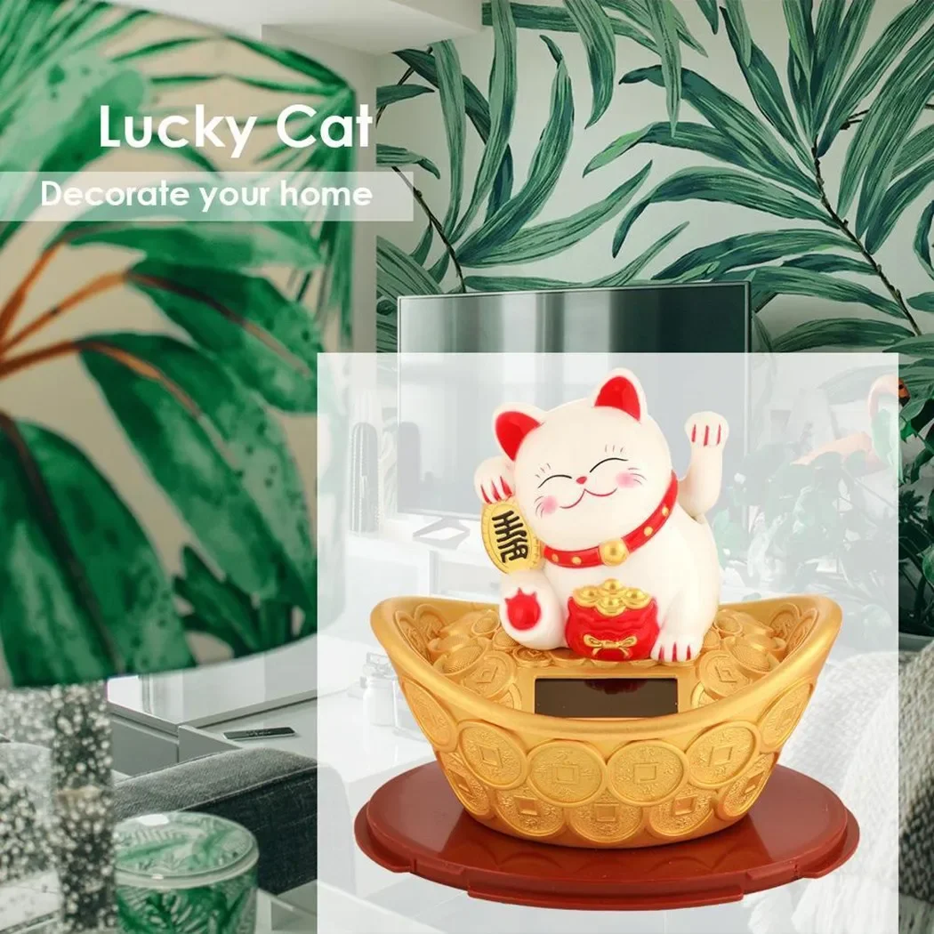 Lucky Cat Cat Wealth Cat Solar - Renewable Energy House recension och pris