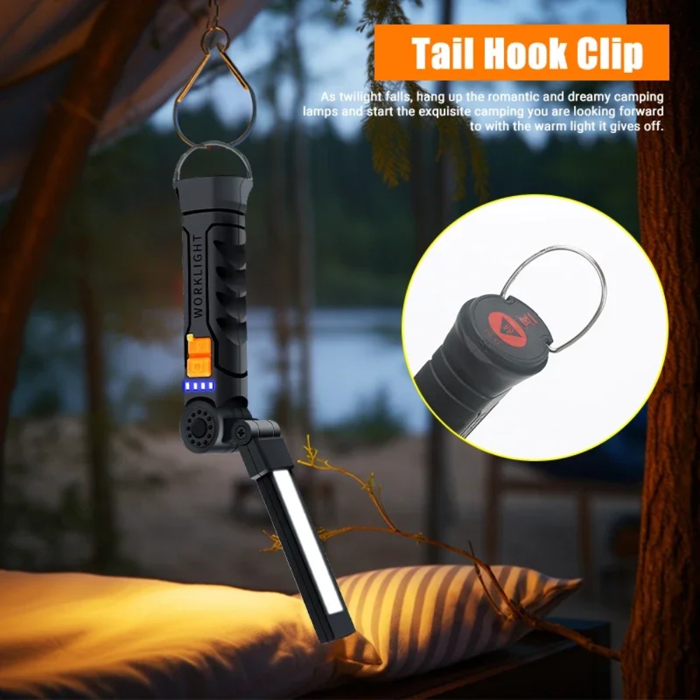 Portable COB LED Flashlight US - Renewable Energy Battery recension och pris