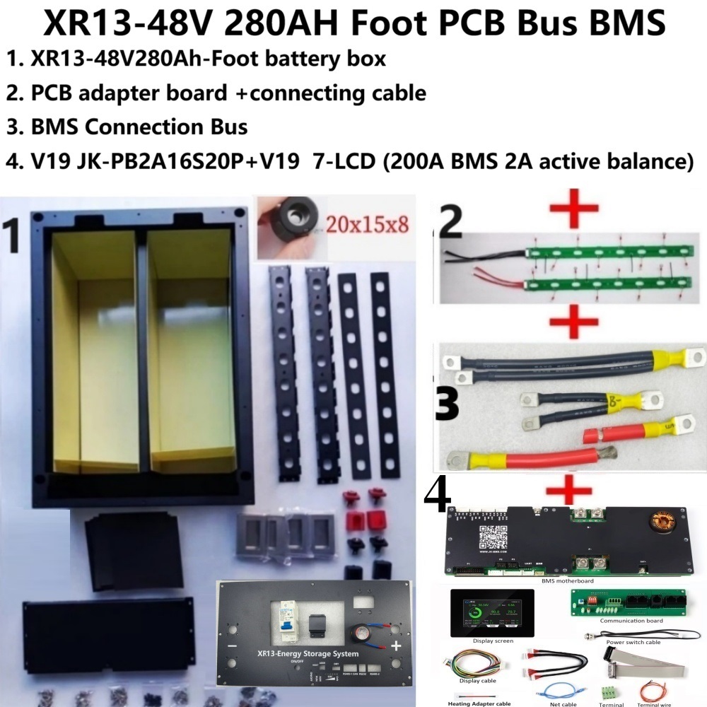 XR13 16S 51.2V  7 inch LCD JK  - Renewable Energy House recension och pris