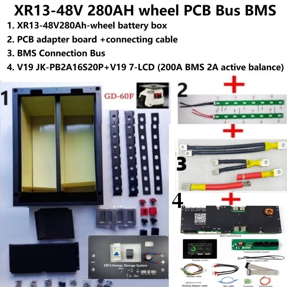XR13 16S 51.2V  7 inch LCD JK  - Renewable Energy House recension och pris