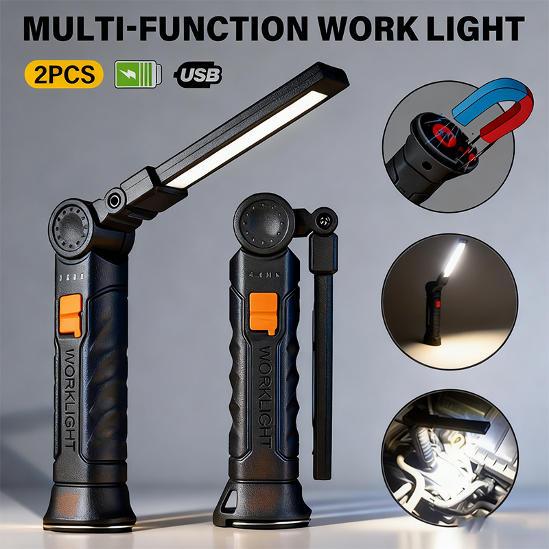 Portable COB LED Flashlight US - Renewable Energy Battery recension och pris