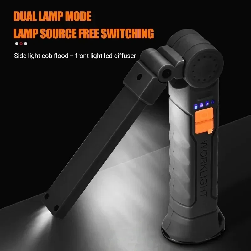 Portable COB LED Flashlight US - Renewable Energy Battery recension och pris