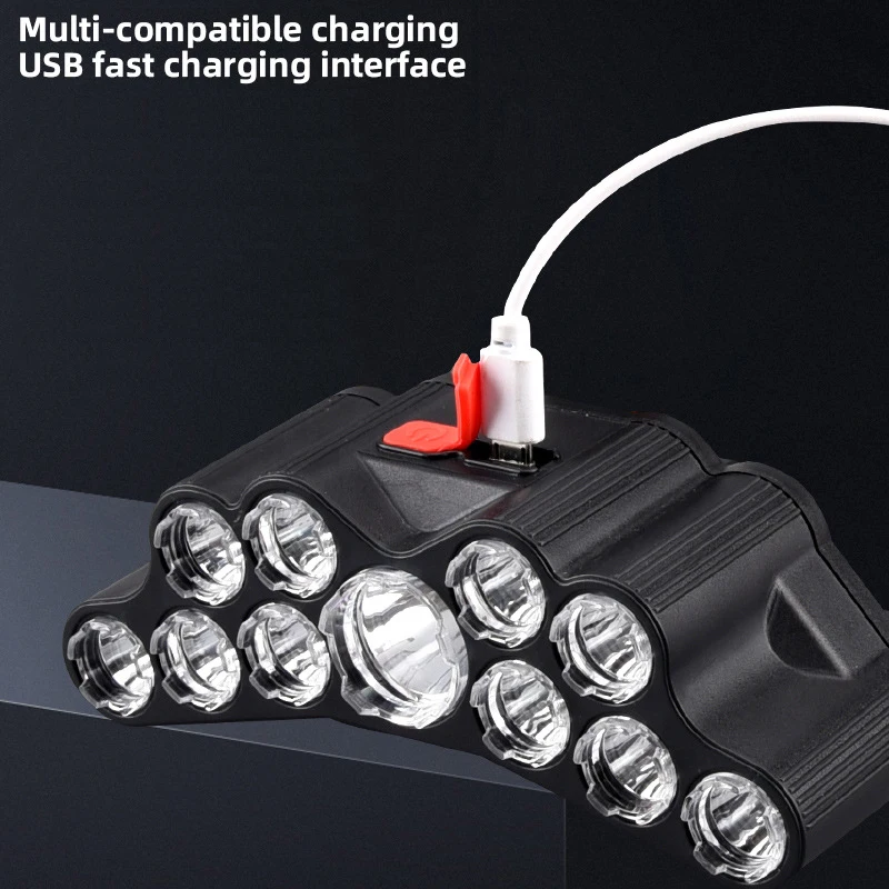 11 LED Headlamp Strong Light H - Renewable Energy Battery recension och pris