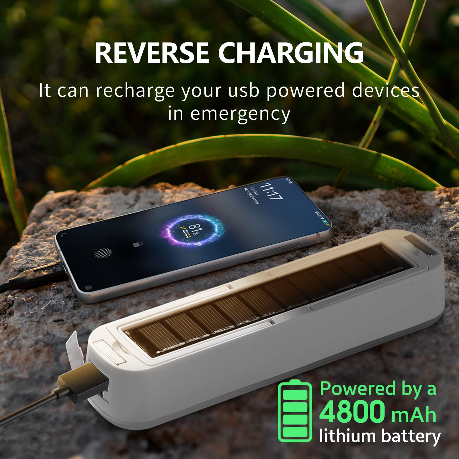 Solar Rechargeable Camping Lan - Renewable Energy House recension och pris