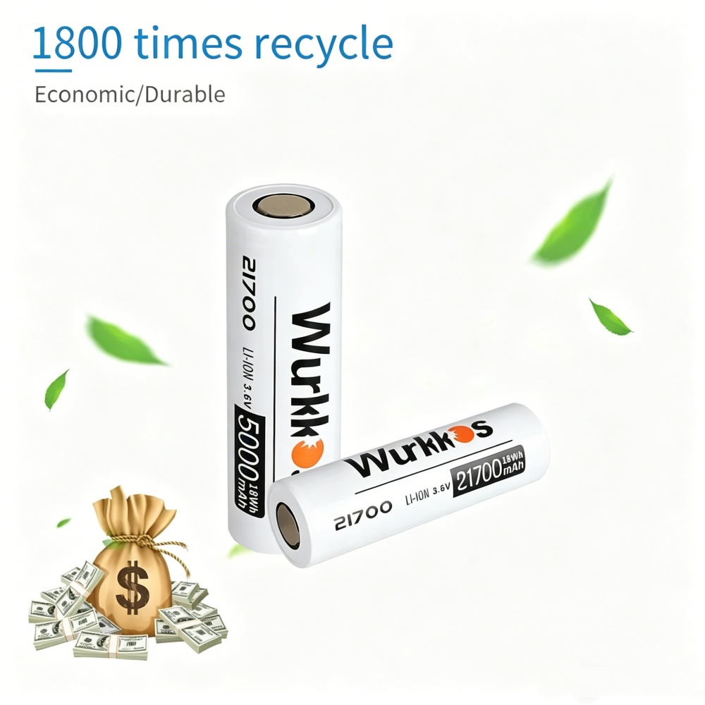 Wurkkos 21700 5000mAh Recharge - Renewable Energy Battery recension och pris
