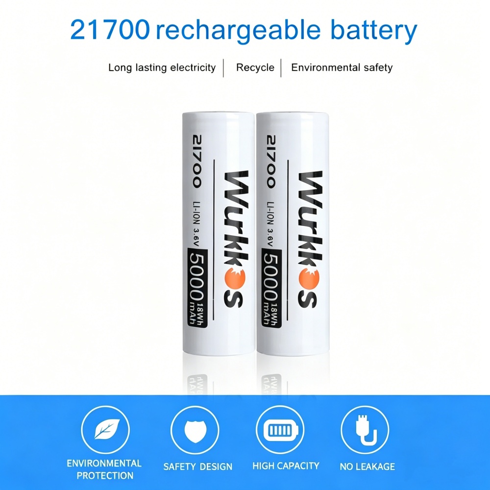 Wurkkos 21700 5000mAh Recharge - Renewable Energy Battery recension och pris