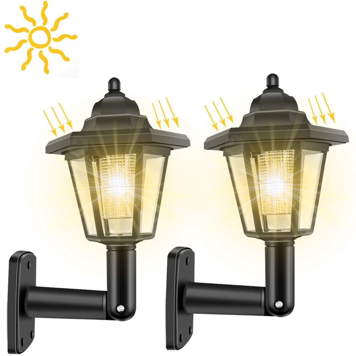 2Pcs Solar Outdoor Light Garde - Renewable Energy House recension och pris