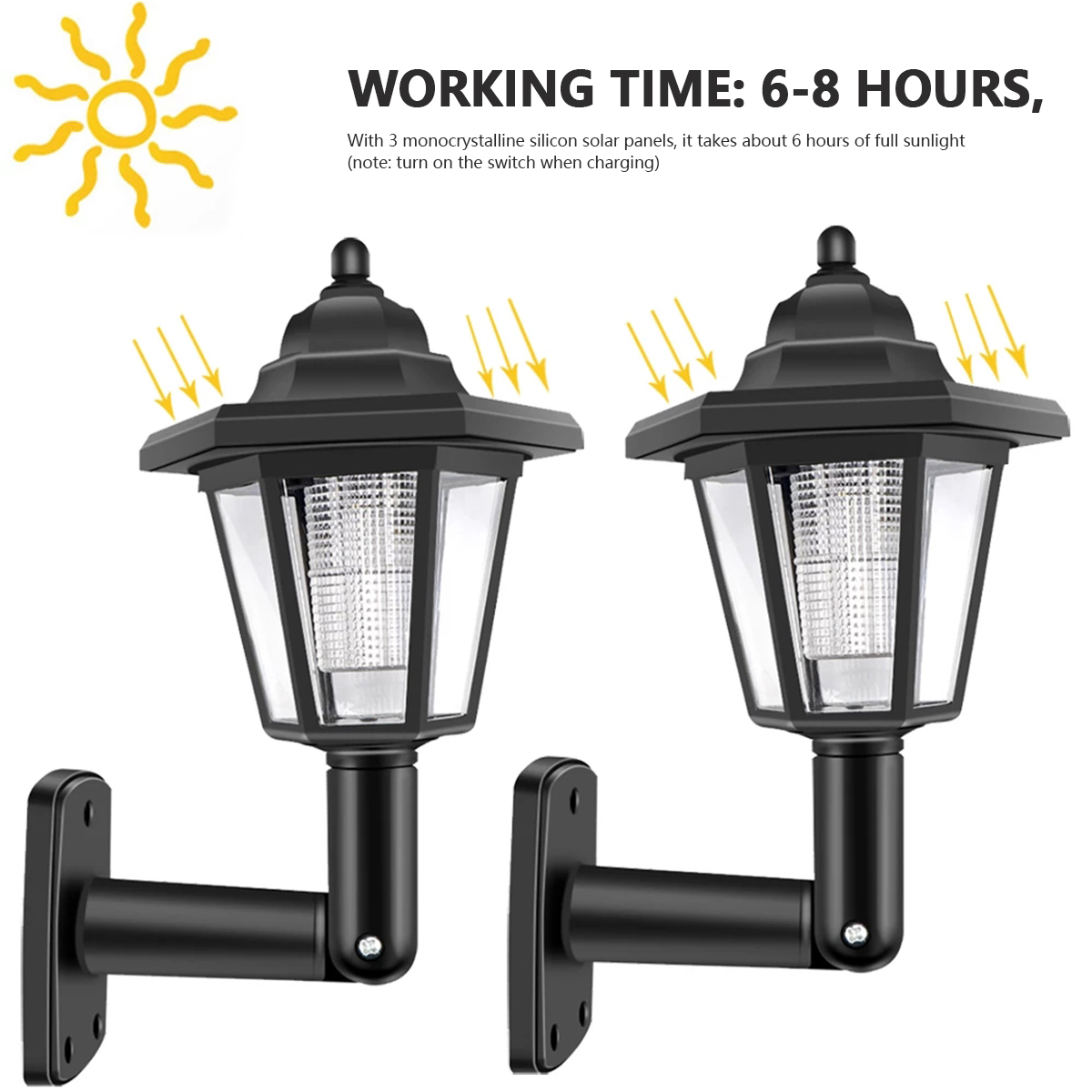 2Pcs Solar Outdoor Light Garde - Renewable Energy House recension och pris