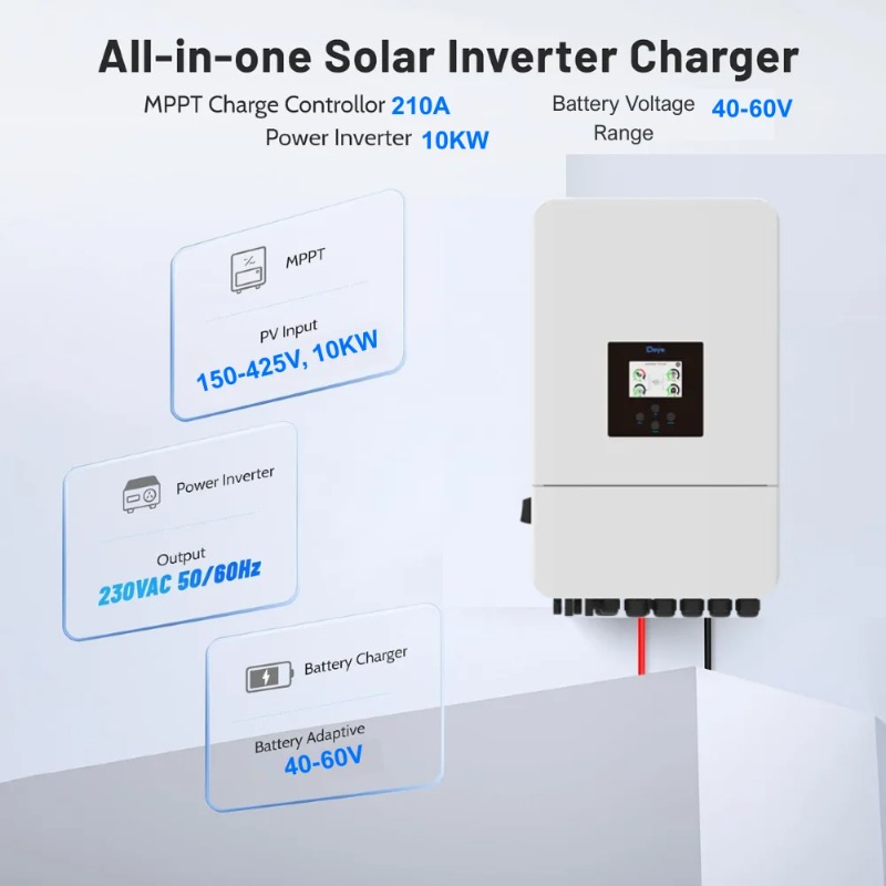 【Hot Sale】10KW Solar System De - Hybrid Solar Inverter recension och pris