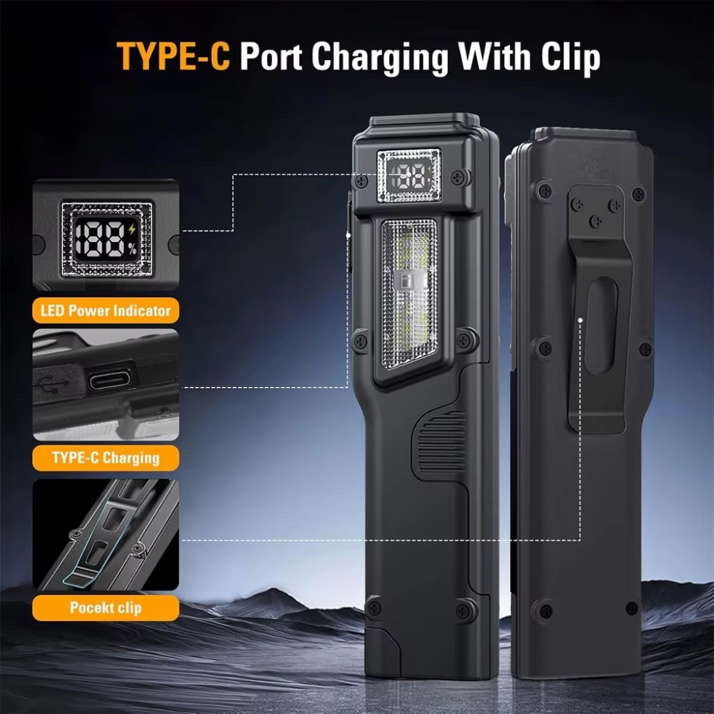 Ultra-Thin EDC Rechargeable LE - Renewable Energy Battery recension och pris