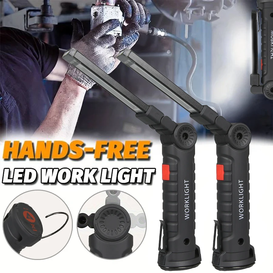 New Portable COB LED Flashligh - Renewable Energy Battery recension och pris