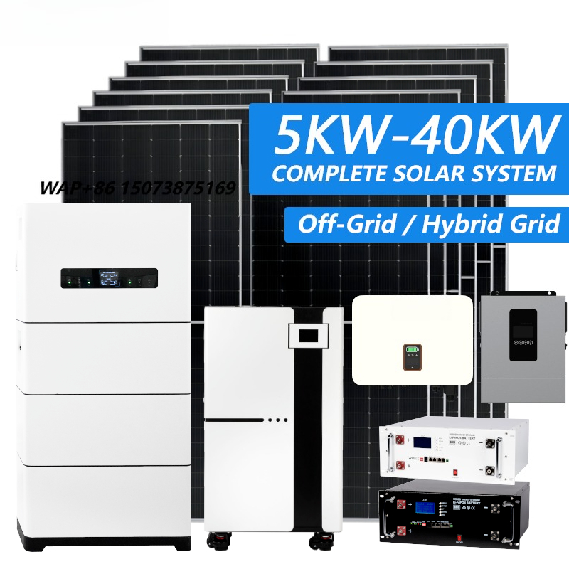 Complete 20kw Hybrid Off Grid  - Solar Panel System 10Kw recension och pris