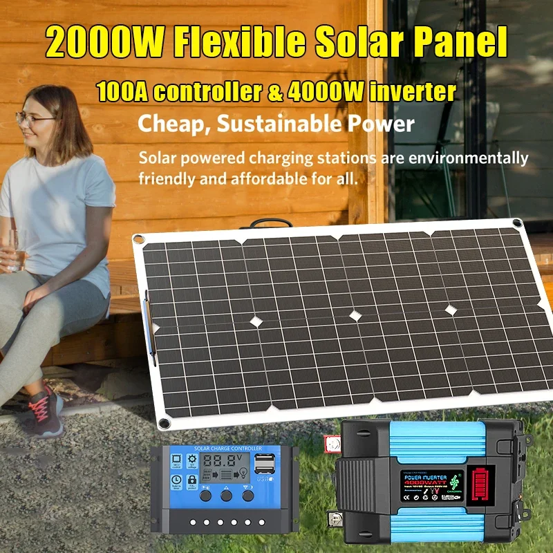 4000W Solar Panel Kit 12V To 1 - Renewable Energy House recension och pris